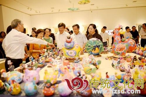 美术教育“高参小”成果展在山东美术馆开幕